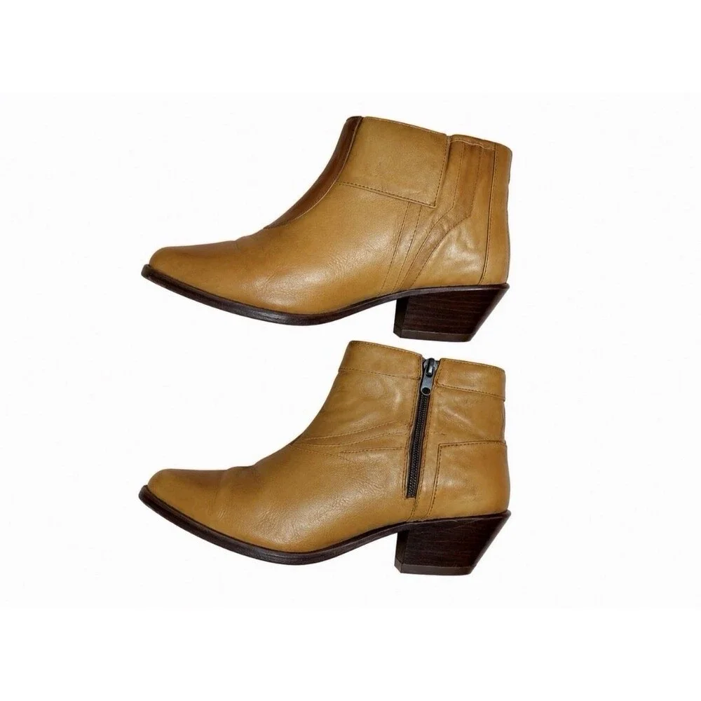 Vintage Mario De Gerard Carmel Tan Leather Boots Men’s Size 9.5